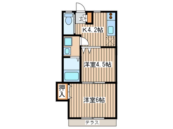 パレス湘南の物件間取画像